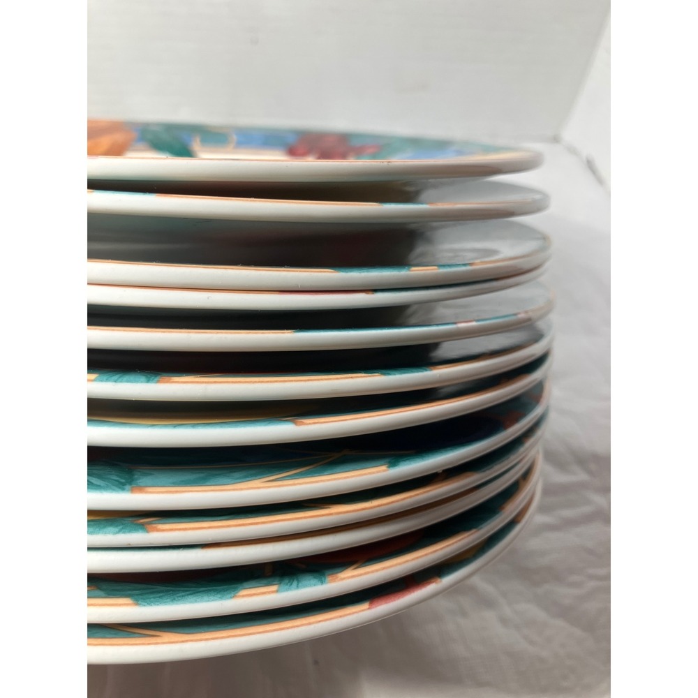 Casual Victoria Beale Forbidden Fruit 9024 Porcelain Soup Bowls Set of 8 Fruit